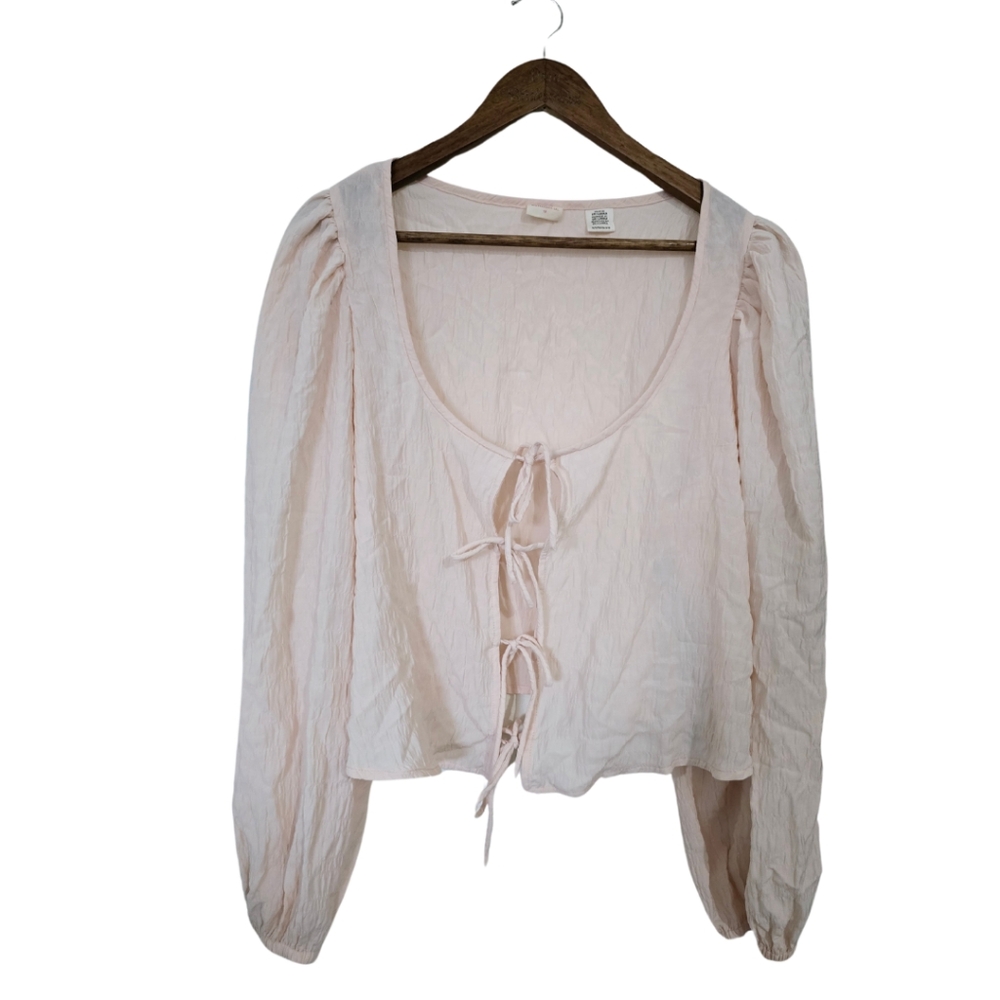 Plus Size Levi's Fawn Tie Blouse